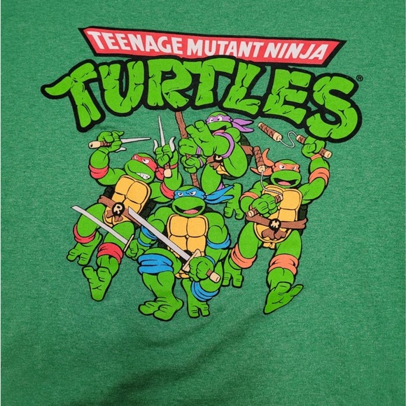 TMNT Retro | Shirts | 8s Inspired Graphic Print Nickelodeon Teenage ...